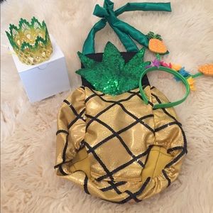 Baby pineapple outfit great for a Photo Prop